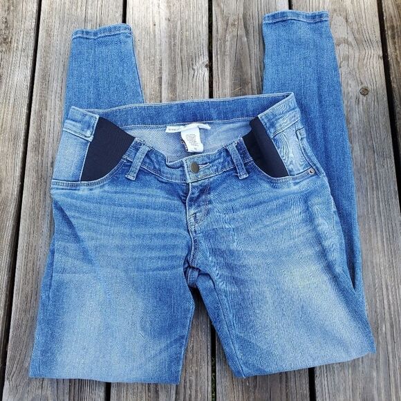 LIZ Lange Distressed Maternity Jeans / Jeg… - Picture 1 of 6